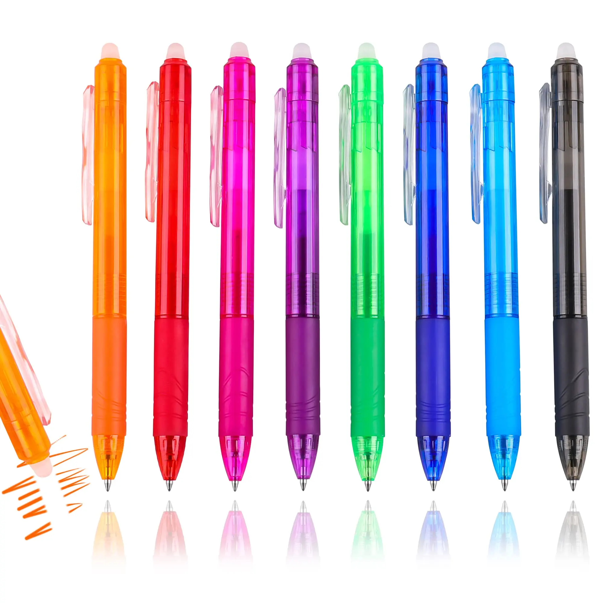Pilot Pen Frixion - 8 Colors 0.7mm Magic Retractable Erasable