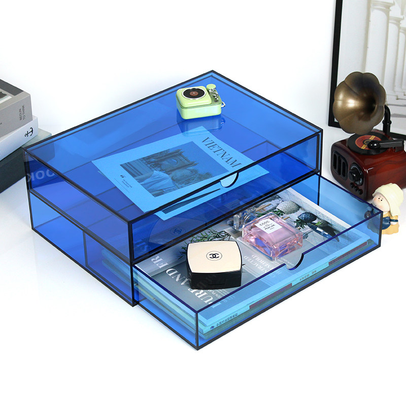 Drawer Organizer Tray - Clear Acrylic Drawer Organizer, A4 Paper