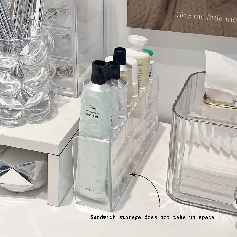1pc Plastic Transparent 7-Slot - đánh giá và giá Wall Mounted Desk Fold