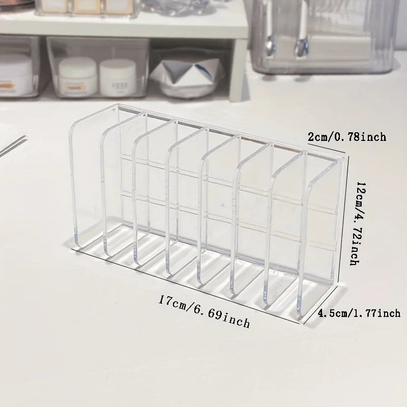 1pc Plastic Transparent 7-Slot - đánh giá và giá Wall Mounted Desk Fold
