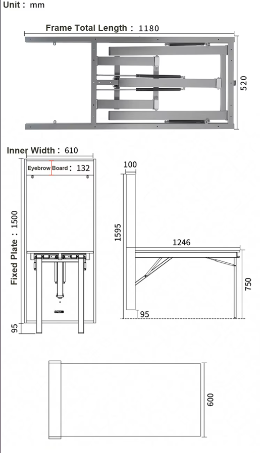 Fold Down Wall Table Accessori - đánh giá và giá Wall Mounted Desk Fold
