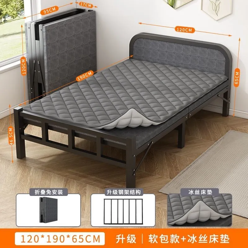 Adult Folding Bed Single Iron  - đánh giá và giá Office Furniture Rental