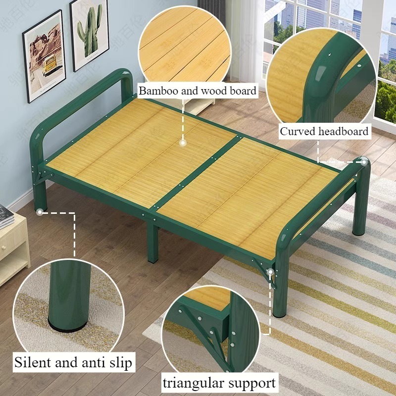 Bamboo bed folding bed single  - đánh giá và giá Office Furniture Rental