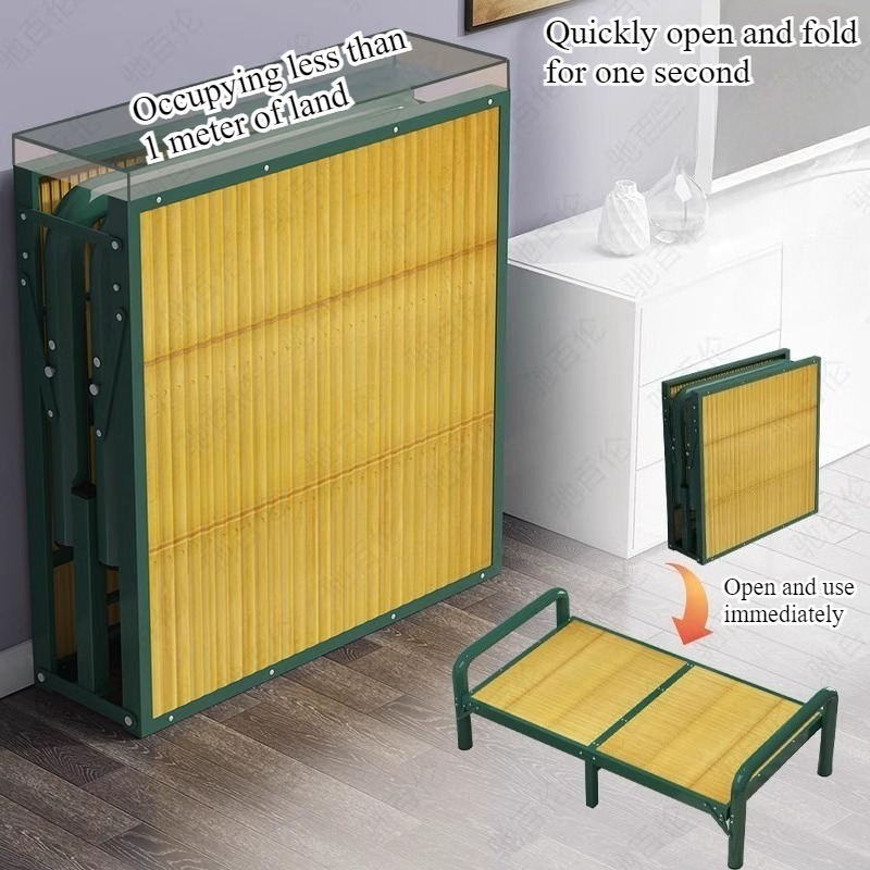Bamboo bed folding bed single  - đánh giá và giá Office Furniture Rental