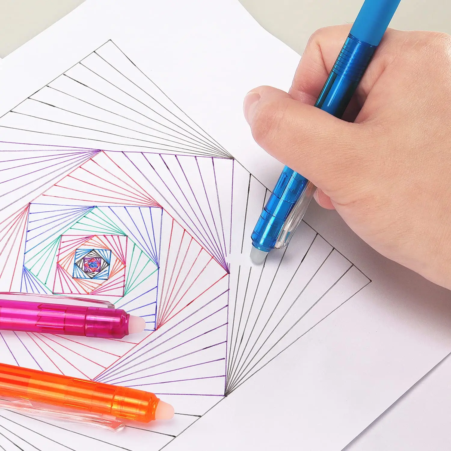 8 Colors 0.7mm Magic Retractab - đánh giá và giá Pilot Pen Frixion