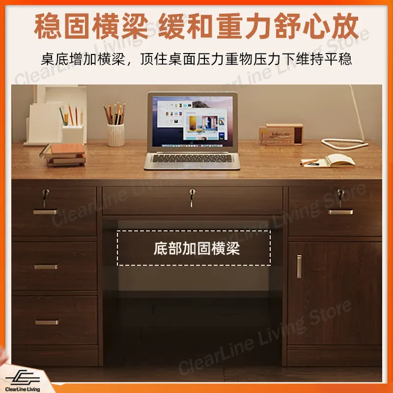 Solid Wood Desk Student Study  - đánh giá và giá Office Furniture Rental