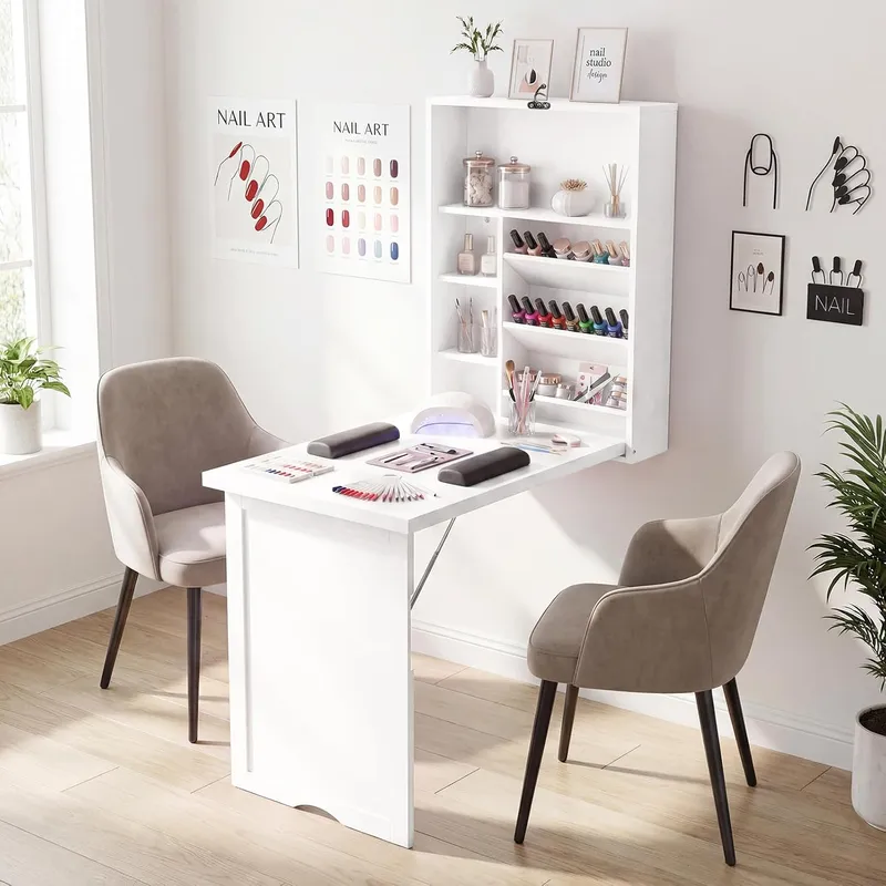 Multi-Function Computer Desk W - đánh giá và giá Wall Mounted Desk Fold